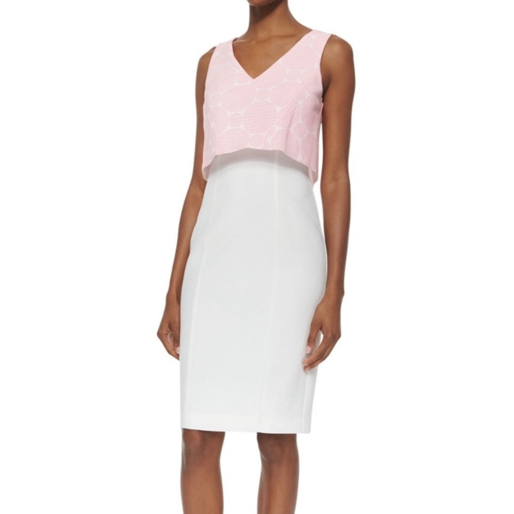 Black Halo Mercy Popover Overlay Sheath Dress 6